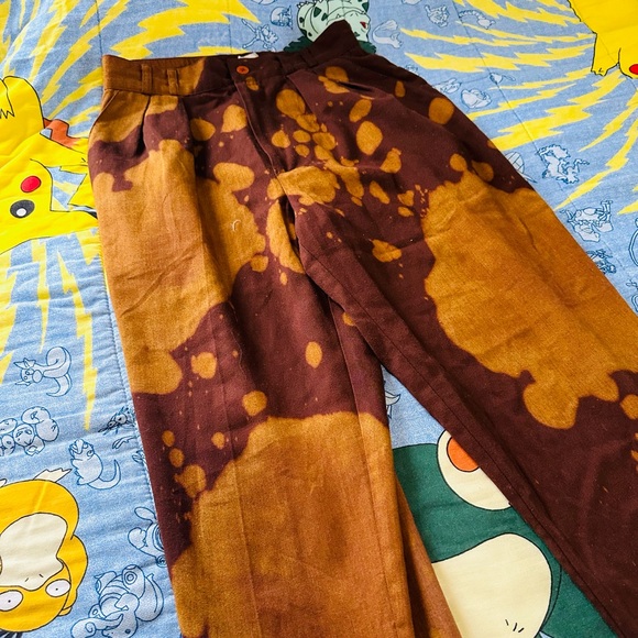 Vintage Acid Wash Bleach Splatter Pants - Picture 2 of 3